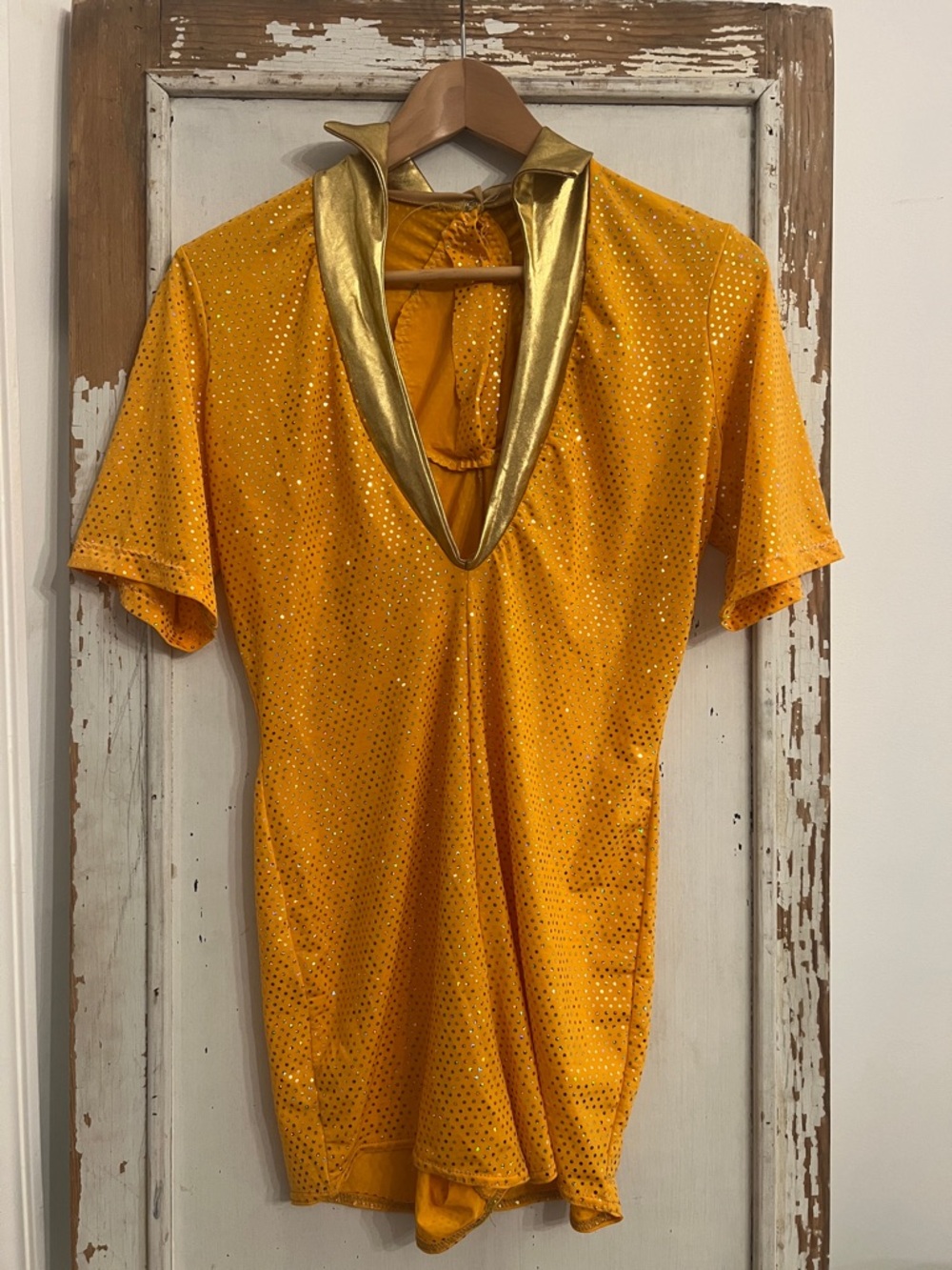 **PARTY** Gold Sequin Bodysuit